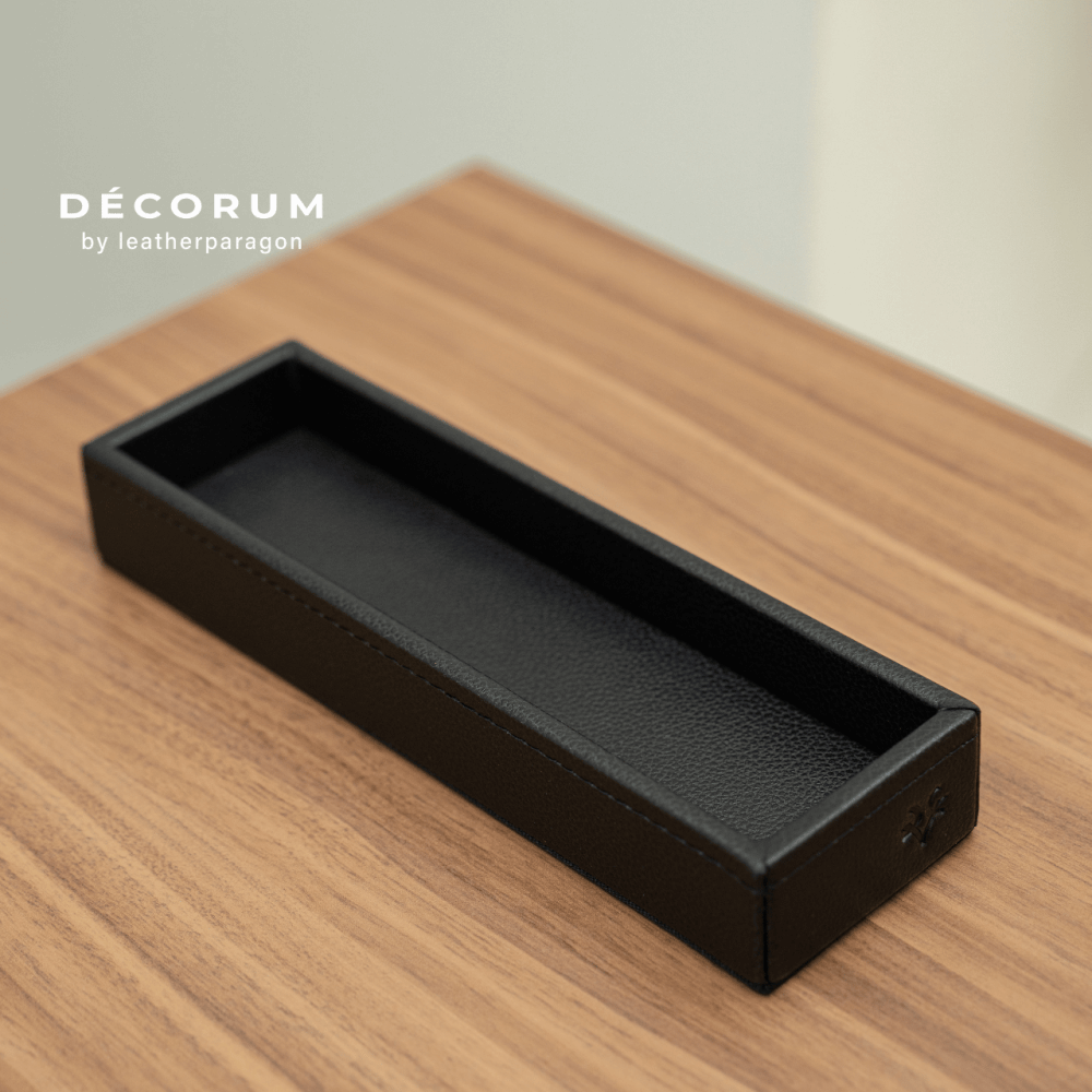 ถาดใส่ปากกา Decorum 22x7x4 cm สีแทน_1